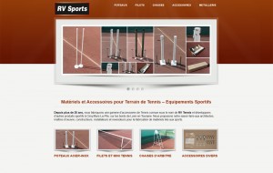 Rv Sports - Rv Tennis - Réalisation du site Internet WebEmc - Creation de site internet et solution e-commerce en indre-et-loire, touraine et val de loire.